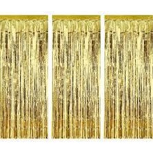 Teknotrust Parlak Metalik Folyo Gold Duvar Süsleme Dekoru, Şık ve Işıltılı Organizasyon Malzemesi