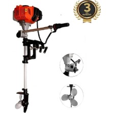 Backer BP6300 Japon Profesyonel Tekne Deniz Bot Kayık Motoru 63CC