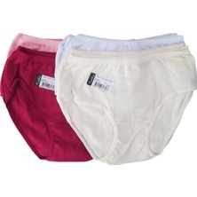 Tutku 0854 Kız Çocuk Jakarlı Bato-Slip-Külot - 12'li Kombin