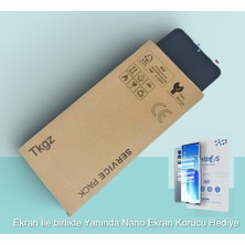 Tkgz Infinix Hot 50i - 4g - Uyumlu LCD Ekran Dokunmatik Service - Pack - Çıtalı - Hd Nano Ekran Korucu Hediye