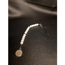 Cam Boncuklu Araç Içi Dikiz Ayna Süsü – Osmanlı Tuğralı Sarkaç Aksesuar