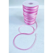 Teknotrust Fuşya ve Pembe Tonlarında 10M Saten Ip, Kolye ve Bileklik Yapımı Için Ideal