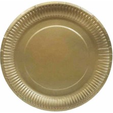 Teknotrust Renkli Karton Tabaklar 23 cm 8'li Set, Şık ve Kullanışlı Parti ve Davet Ürünleri