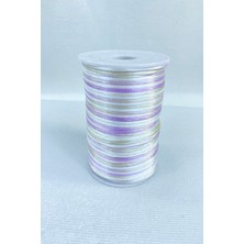 Teknotrust Lila ve Sarı Tonlarda 5 Metre Saten Ip, Takı Yapımında Kullanılır