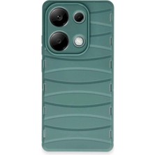 Emos Avm Xiaomi Redmi Note 13 Pro 4g Kılıf Bibercas Silikon Kapak - Koyu Yeşil