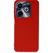 Emos Avm Infinix Hot 40I Kılıf First Silikon - Kırmızı