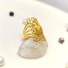 Tuğralı Yüzük 22 Ayar Altın Hd Videolu