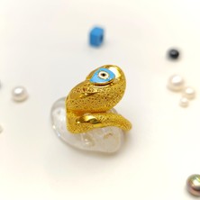 Göz Mineli Yüzük 22 Ayar Altın Hd Videolu