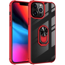 iPhone 13 Pro Max Uyumlu Tknc Mola Kapak-Kırmızı