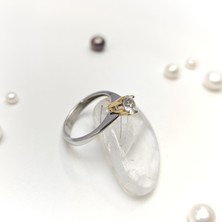 Tek Taş Yüzük 14 Ayar Altın Hd Videolu