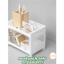 Multi Space Çok Yönlü Banyo, Mutfak, Makyaj, Takı Organizeri Seti
