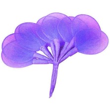 Teknotrust Renkli Tül Raketleri, Badem Şekeri Tasarımı, 3,5X10 Cm, 100 Adet Set