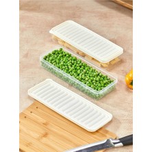 Vıtabox Buzdolabı ve Mikrodalga Saklama Kabı / Organizeri Beyaz 3 Adet (1x 2800ML- 2x 1000ML)