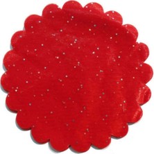 Teknotrust Renkli Organze Taşlı Tül 24 Cm, 100 Adet, Zarif ve Şık Dekorasyon Malzemesi