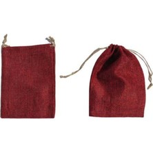 Teknotrust Kese Çuval 12X17CM, Kırmızı, Paket 20,  ve Dayanıklı Malzeme