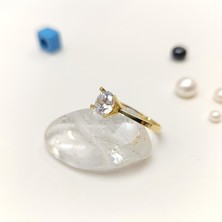 Tek Taş Yüzük 14 Ayar Altın Hd Videolu