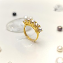 Beş Taş Yüzük 22 Ayar Altın Hd Videolu