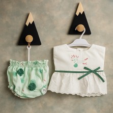 Puppis Baby Dantelli Şile Bezi Lüx Ikili Takım