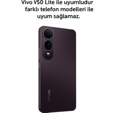 Vivo V50 Lite Uyumlu Kılıf – Yumuşak Silikon, Koruyucu, Şok emici kapak