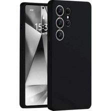 Emos Avm Samsung Galaxy S25 Ultra Kılıf Nano Içi Kadife Silikon - Siyah