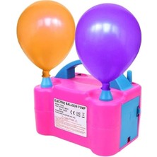 Teknotrust Pembe Çift Çıkışlı Elektronik Balon Şişirme Pompası