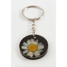 Papatya Epoksi Anahtarlık