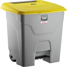 Mono Tone Pedallı Çöp Kovası - 80 Lt BO992