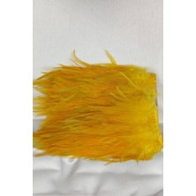 Teknotrust Sarı Renkli Dekoratif Şerit ve Horoz Tüy Süsleme Malzemeleri