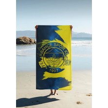 Fenerbahçe ~ Desenli Deniz Havuz Plaj Havlusu Peştemal 80X160CM