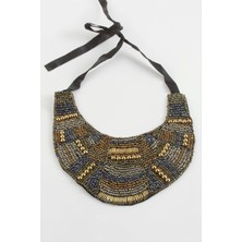 Etnik Kum Boncuk Yaka Kolye