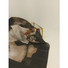 Gül Desenli Soft Şal - Hafif, Pamuklu Kumaş
