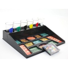 Kahverengi 2'li Shot Bardak Oyunu, Eğlenceli ve Şık Tasarım