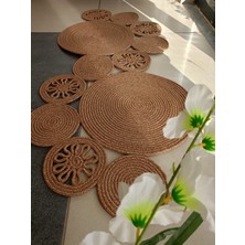 Jut Hasır Yolluk Koridor Halısı Pas Pas Kilim