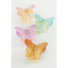 Çift Kanatlı Kelebek Mandal Toka 8 cm