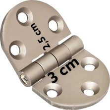 Yüksel Oval Alüminyum Kasa Menteşesi 3 cm
