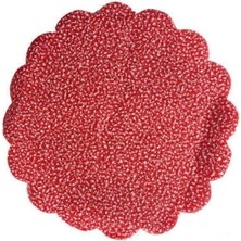 Kırmızı Organze Karli Tül 24 Cm, 100 Adet, Şık ve Zarif Dekorasyon Ürünü