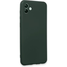 Emos Avm Samsung Galaxy A04E Kılıf First Silikon - Koyu Yeşil