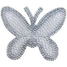 Yapışkan Kelebek Ütüyle 8X5CM Hot Fix 18 Adet, Şık ve Pratik Dekorasyon Malzemesi