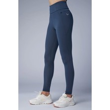 Kadın Carbon Yüksek Bel Toparlayıcılı Full Likralı Cepli Sporcu Tayt 4056