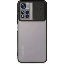 Emos Avm Xiaomi Redmi Note 11 Pro Plus 5g Kılıf Palm Buzlu Kamera Sürgülü Silikon - Siyah