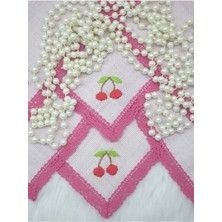 Happy Handmade -  Anneler Günü Hediyesi 6lı Kahve Sunumluk Peçete El Işlemesi Gelin Çeyizi Gelin Bohcası