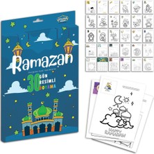 Teknotrust Renkli Ramazan Boyama Seti, Eğlenceli ve Çocuklar Için Renkli Aktivite Seti