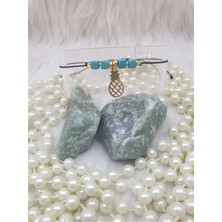 Happy Handmade -  Ayarlanabilir Bileklik/ananaslı Doğal Taşlı Bileklik/dorikalı /hediyelik Bileklik