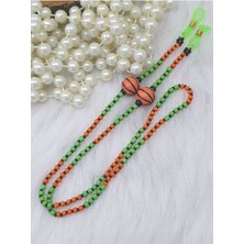 Happy Handmade -  Zincir...spor Serisi/çocuk Gözlük Zinciri Basketbol Topu Çocuk Gözlük Zinciri Cocuk Zıncır Askısı