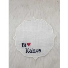 Happy Handmade -  6lı Kahve Sunum Peçetesi/çeyiz/bohça Seti/ Hediyelik