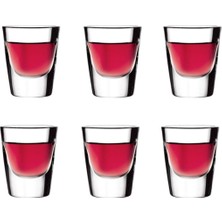Beyaz Tekila Bardağı 6'lı, Şık ve Dayanıklı Ev ve Bar Kullanımı Için Ideal.