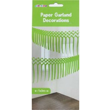 Teknotrust Yeşil 3mt Çok Renkli Süs Uzar Arka Fon, 1 Paket, 240 Çift