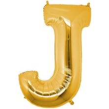 Teknotrust Altın Renkli Büyük Harfli Folyo Balon, 40 Inç, Şık ve Dikkat Çekici Dekorasyon.