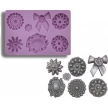 Mor Silikon Broş Seti ile Şıklığınızı Tamamlayın, Kolay Kullanımlı ve Renkli Tasarım!