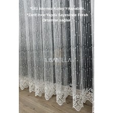 Lisabella Home Zigzag Desen Brode Tül (1x3 Sık Pile Dikişli) Ütü Istemez